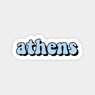 Pale Blue Athens Sticker